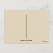 Ansichtkaart Roodborst. Postkarte (Rückseite)