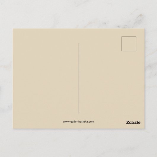 Ansichtkaart Vos Postkarte (Rückseite)