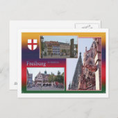 Ansichtskarte Freiburg Postkarte (Vorne/Hinten)