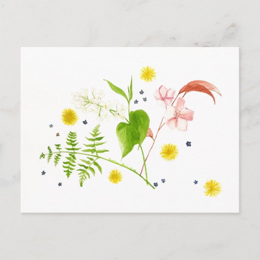 Ansichtskarte für die Farbe des Wildes Postkarte (Vorderseite)