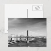 Ansichtskarte für die Manhattan Bridge Postkarte (Vorne/Hinten)