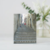 Ansichtskarte für die Treppe von Dubrovnik Postkarte (Stehend Vorderseite)