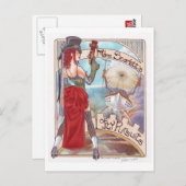 Ansichtskarte für rote Leuchtenflüge Postkarte (Vorne/Hinten)