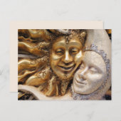 Ansichtskarte für Sonne und Mond Postkarte (Vorne/Hinten)