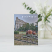 Ansichtskarte zum Bukarest Cismigiu Park Postkarte (Stehend Vorderseite)