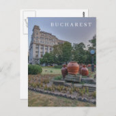 Ansichtskarte zum Bukarest Cismigiu Park Postkarte (Vorne/Hinten)