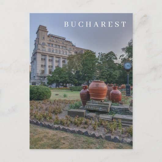 Ansichtskarte zum Bukarest Cismigiu Park Postkarte (Vorderseite)