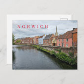 Ansichtskarte zum Norwich Postkarte (Vorne/Hinten)