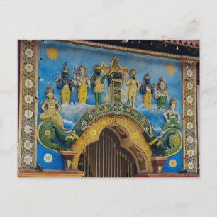 Ansichtskarte zum Tempel von Sri Lanka Postkarte