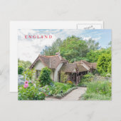 Ansichtskarte zur englischen Hütte Postkarte (Vorne/Hinten)