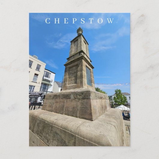 Ansichtskarte zur Gedenkstätte in Chepstow Postkarte (Vorderseite)