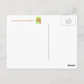 Ansichtskarten für junge Pferde Postkarte (Rückseite)