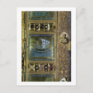 Ansiedlung des Gremiums von St. Mark, Emaille Postkarte