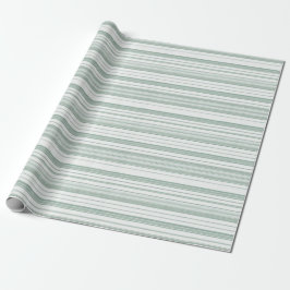 Anson Green Strip Wrapping Paper Geschenkpapier
