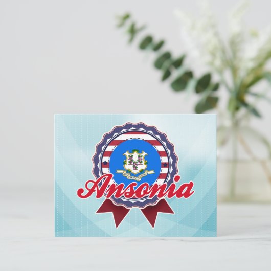 Ansonia, CT Postkarte (Stehend Vorderseite)