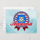 Ansonia, CT Postkarte (Vorne/Hinten)