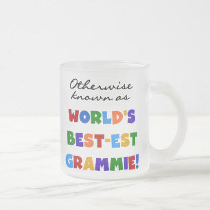 Ansonsten bekannt als die besten Grammie-Geschenke Mattglastasse