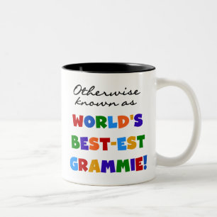 Ansonsten bekannt als die besten Grammie-Geschenke Zweifarbige Tasse