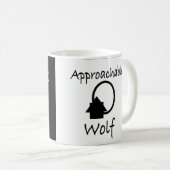 Ansprechbarer Wolf-Becher von JHT Kaffeetasse (VorderseiteRechts)