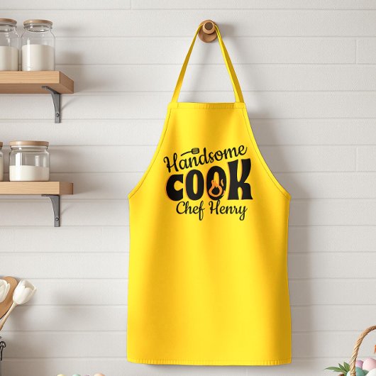 ansprechender Koch phantastischer Koch Schürze