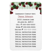 Ansprechpartner: Babysitter Premium Magnet (Vertikal)