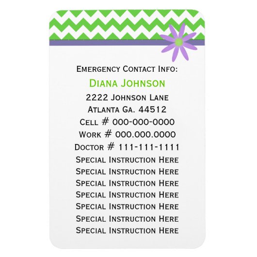 Ansprechpartner: Babysitter Premium Magnet (Vertikal)