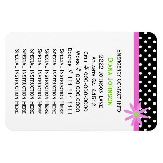 Ansprechpartner: Babysitter Premium Magnet (Horizontal)