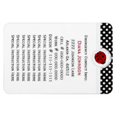 Ansprechpartner: Ladybug und Polka Dot Magnet (Horizontal)