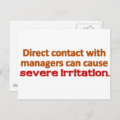 Ansprechpartner Postkarte (Vorne/Hinten)