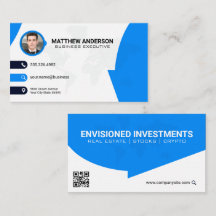 Ansprechpartner | Weltkarte | QR-Code | Blau