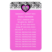 Ansprechpartner: Zebra Babysitter Premium Magnet (Vertikal)