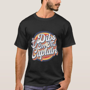 Anspruch auf den Kapitän Lustiges Vintage-Bootfahr T-Shirt