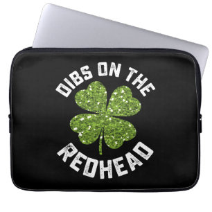 Anspruch auf die Rothaarige am St. Patrick's Day S Laptopschutzhülle