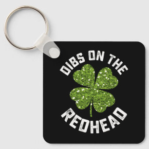 Anspruch auf die Rothaarige am St. Patrick's Day S Schlüsselanhänger