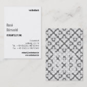 Anspruchsvoll groß visitenkarte (Vorne/Hinten)