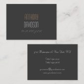 Anspruchsvoll kreativ einzigartig visitenkarte (Vorne/Hinten)