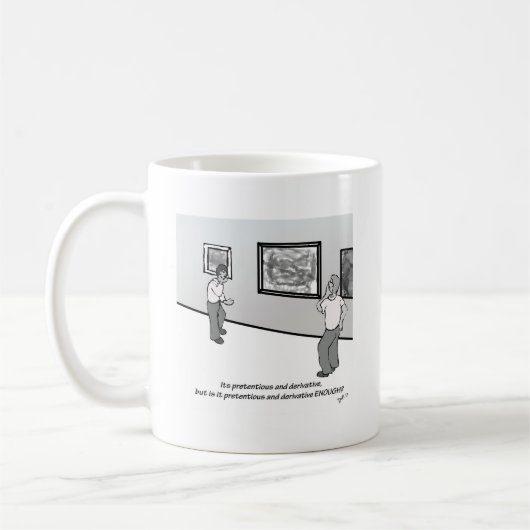 Anspruchsvoll und abgeleitet kaffeetasse (Links)