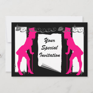 Anspruchsvolle Bachelor-Party Einladung