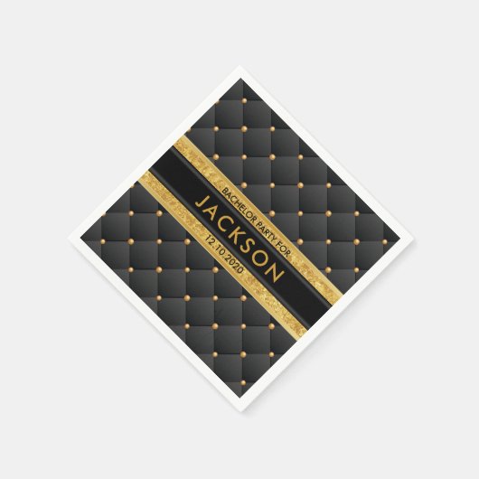 Anspruchsvolle Bachelor Party Serviette (Ecke)