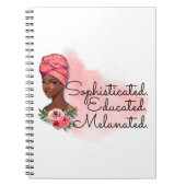 Anspruchsvolle Bildung: Schwarze Girl Magic Notizblock (Vorderseite)