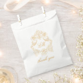 Anspruchsvolle Classic Imitate Foil Gold Rokoko Geschenktütchen (Ausgeschnitten)