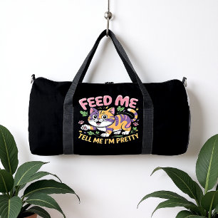 Anspruchsvolle Diva Katze Duffle Bag
