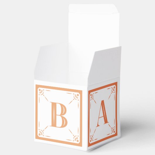 Anspruchsvolle Duck Baby Block Geschenkboxen Geschenkschachtel (Geöffnet)