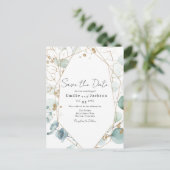 Anspruchsvolle Eukalyptus-Blätter und Foliage Postkarte (Stehend Vorderseite)