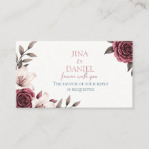 Anspruchsvolle florale Micro-Wedding Suite-Umschli