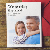 Anspruchsvolle Foto-Save the Date-Karte Save The Date