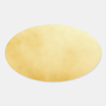 Anspruchsvolle Gold Oval Foil Imitate