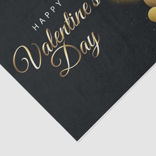 Anspruchsvolle Goldene Herzen auf schwarzem Hinter Seidenpapier (Ausschnitt)