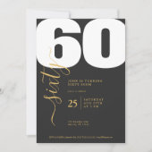 Anspruchsvolle Goldkalligraphie - Einladungen zum  (Vorderseite)