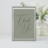 Anspruchsvolle Hochzeit & Silver Wedding Dankeskarte (Stehend Vorderseite)